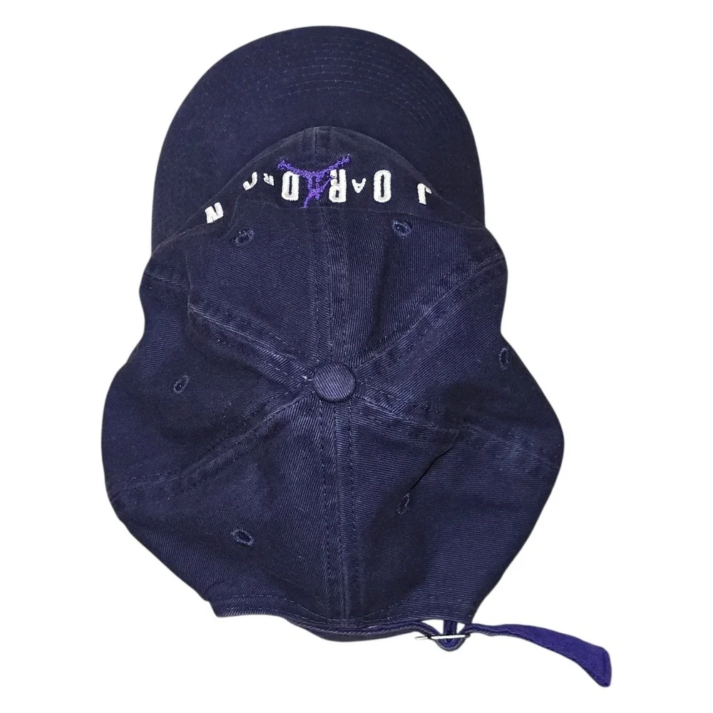 Nike Air‎ Jordan Jumpman Logo Strapback Hat Cap Adjustable Navy Blue OSFM